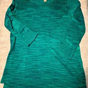 LOFT Aqua blue green Sweater Size L